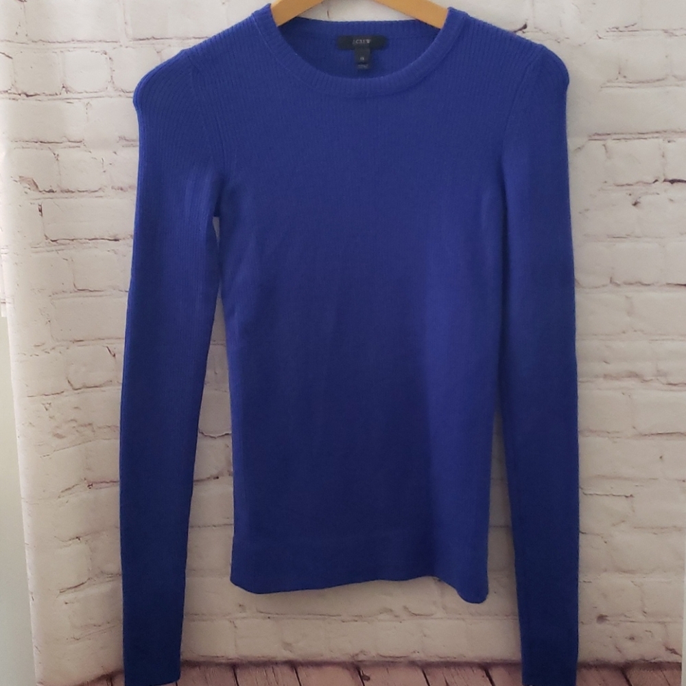 J.Crew Women's Blue Sweater Size XS